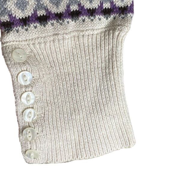 Pendleton Fair Isle Sweater Womens L Preppy Pullover Nordic Cottage Granny Comfy - Picture 11 of 16